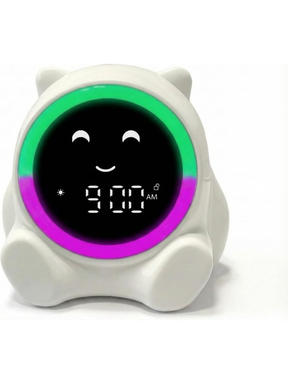 Kids Sleep Training Clock with Countdown Ring, Night Light, Sound Machine & App